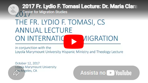 Fr. Lydio F. Tomasi Lecture: Dr. Maria Clara Bingemer Fr. Lydio F. Tomasi Lecture: Dr. Maria Clara Bingemer